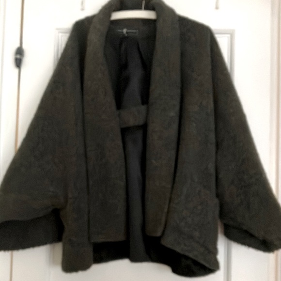 DORIN FRANKFURT oversized boxy open tab front jacket Size M - Picture 1 of 10